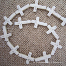 Turquoise Sideways Cross, Howlite Sideway Cross, Sideways Cross Connector